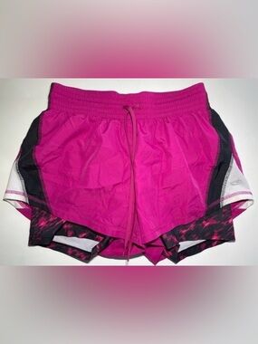 💛Champion Athletic Shorts Hot Pink Black S